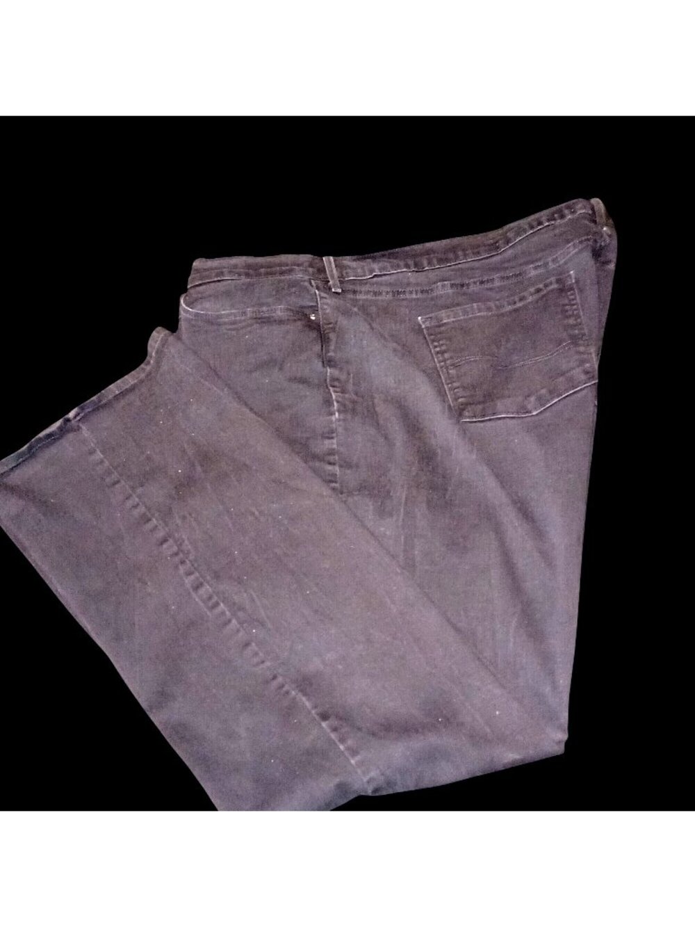 Levi Strauss Signature Black Jeans Curvy Bootcut Stretch Womens Plus SZ 4X